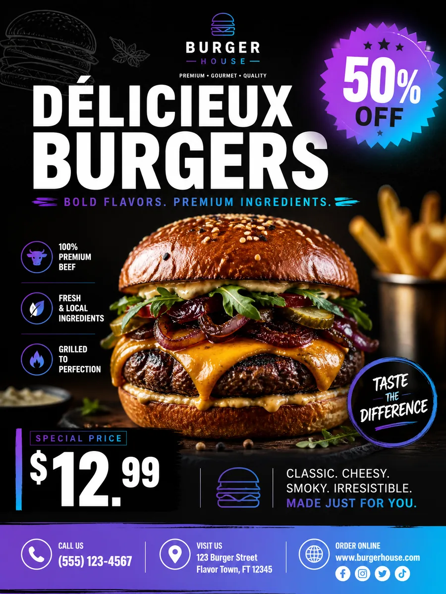 Flyer Restaurant — Flyer promotionnel